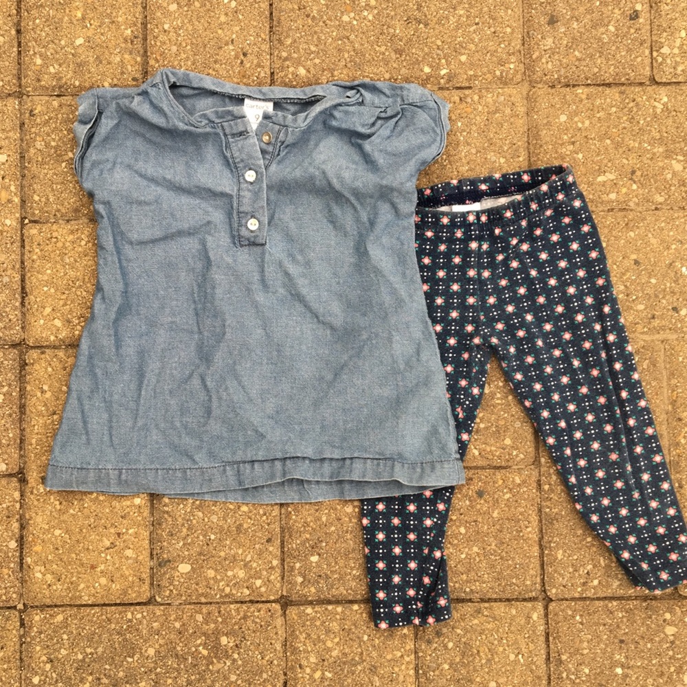 Baby Girls 9 Month Carter’s Outfit